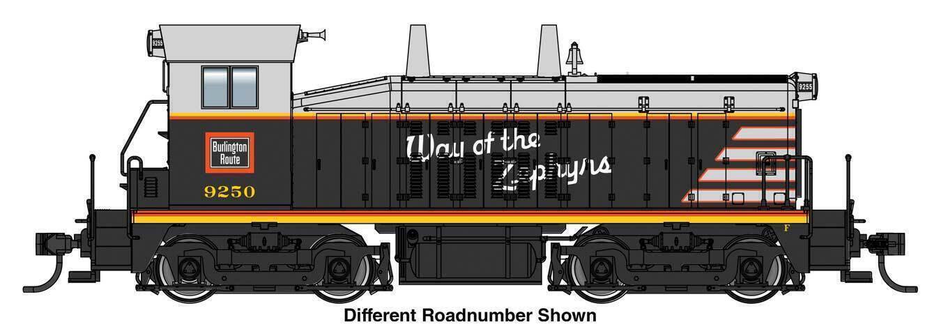 CVR Picture for EMD SW7 CB&Q #9250 w/DS