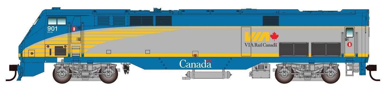 CVR Picture for GE P42 VIA Rail #901 w/DS