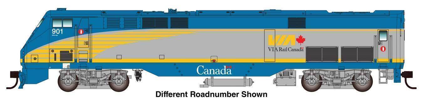CVR Picture for GE P42 VIA Rail #918