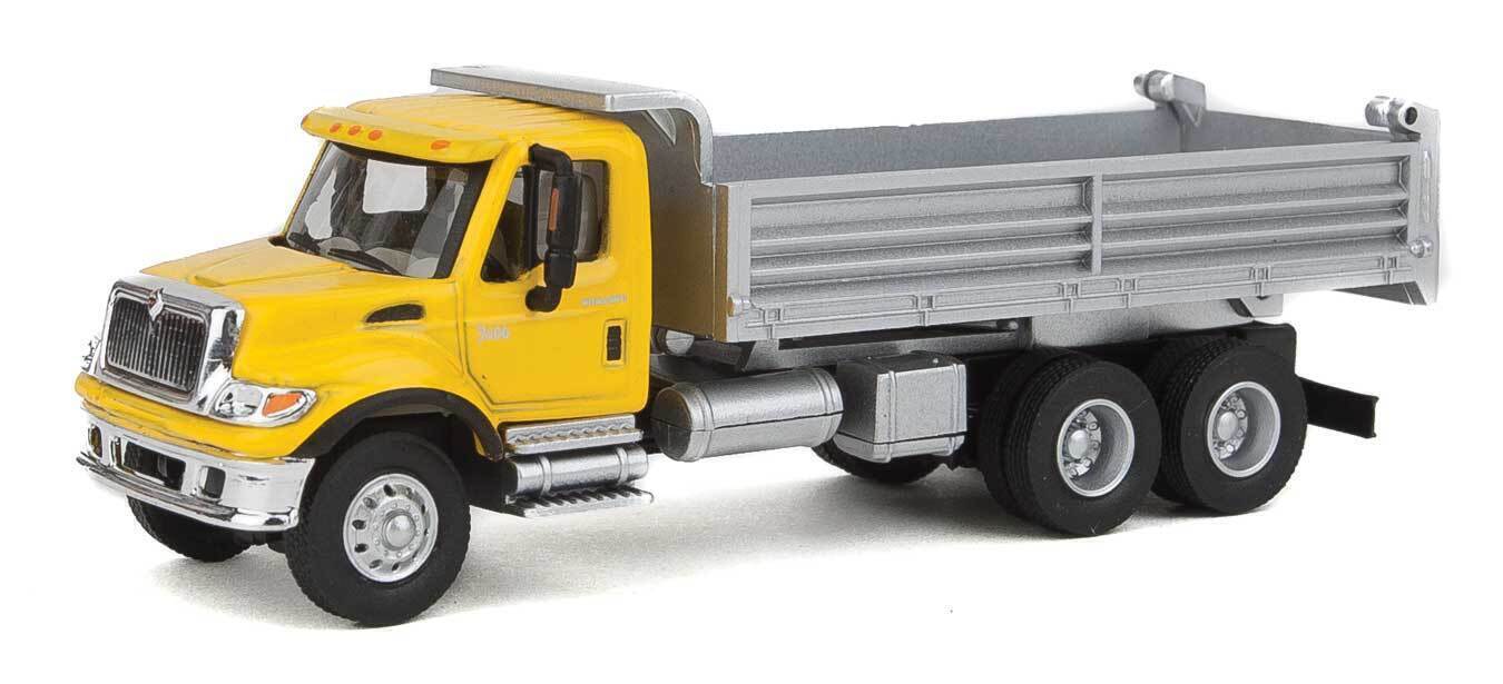 CVR Picture for IH 7600 3axle HD Dump Yellow/Silver