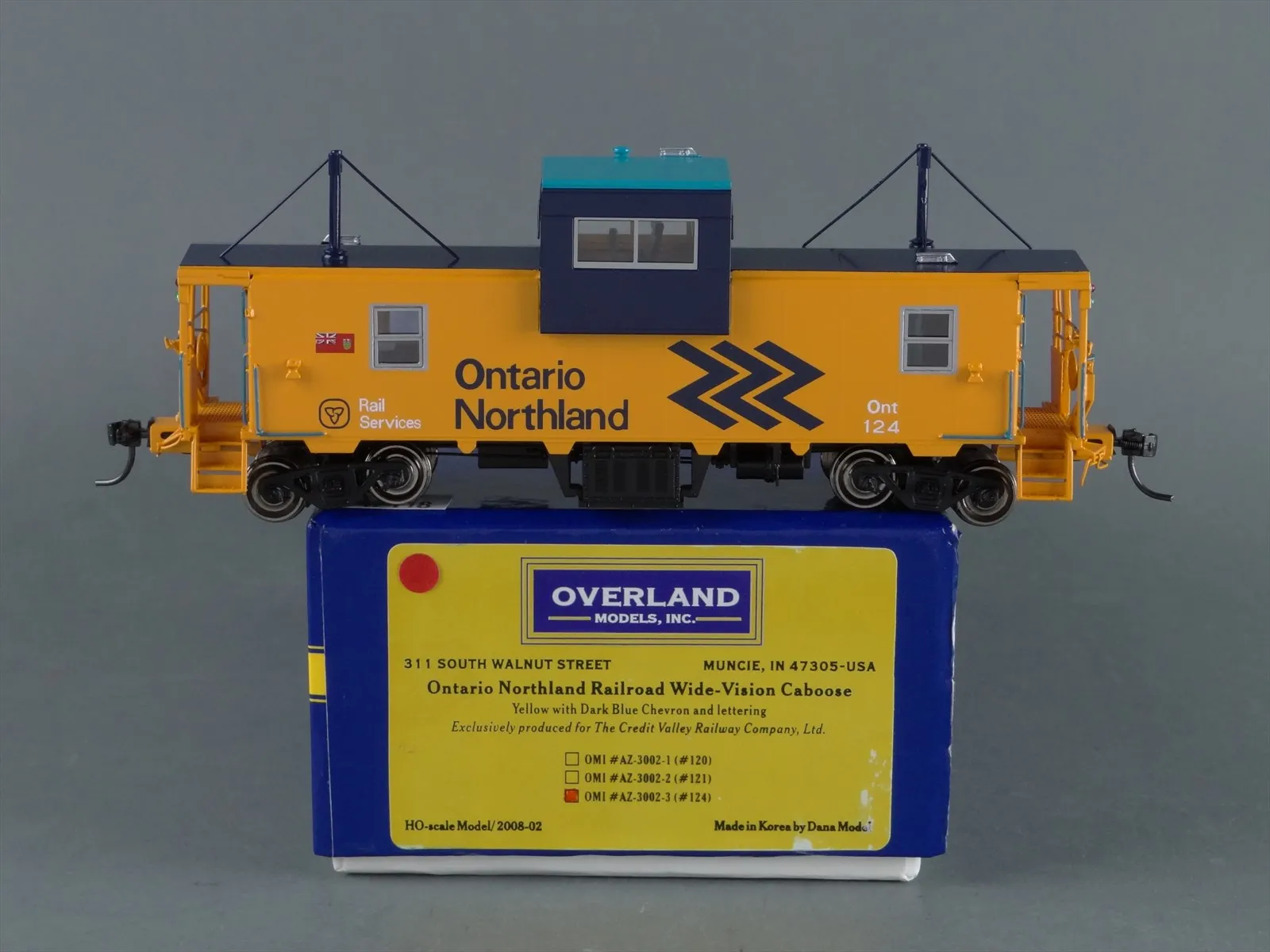 CVR Picture for OMI AZ3003-1 WV Caboose ONR #124