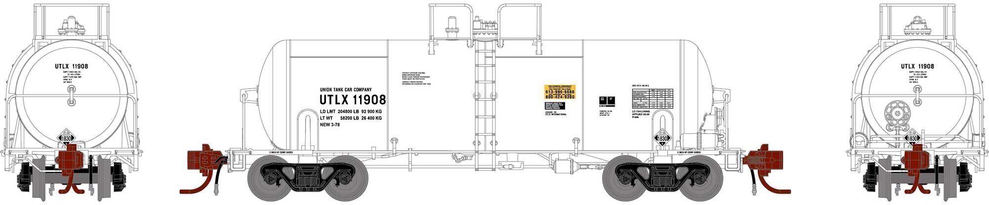 CVR Picture for 13kgal Acidtank UTLX-Wht #11908