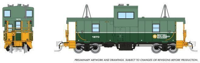 CVR Picture for WV caboose BCR/2-tone green #1870