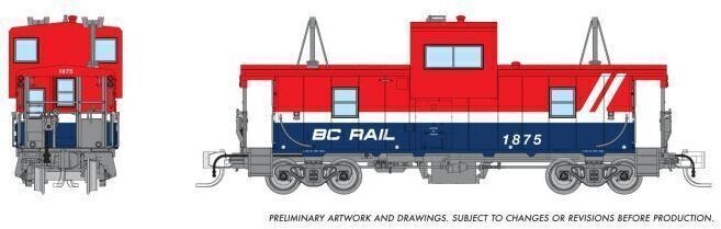 CVR Picture for WV caboose BC Rail/HockeyStk #1880