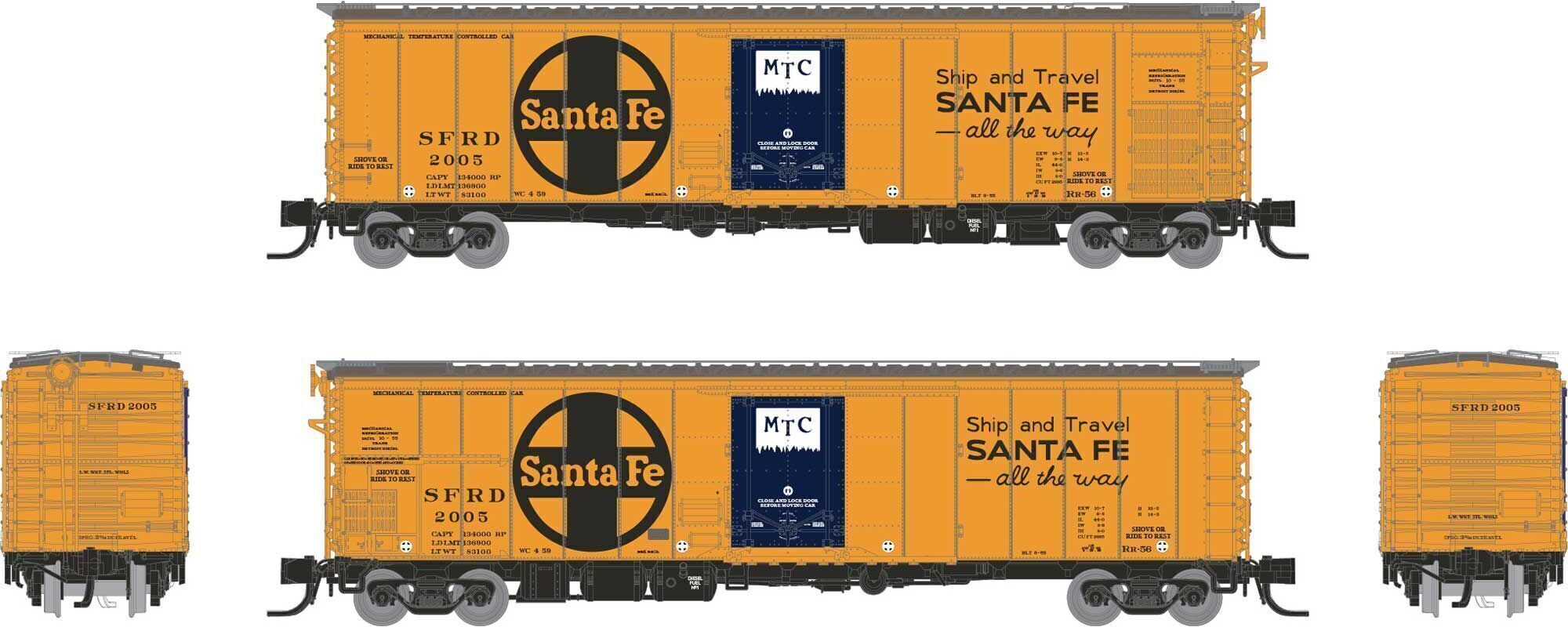 CVR Picture for RR56 Mech Reefer SantaFe/AlltheWay