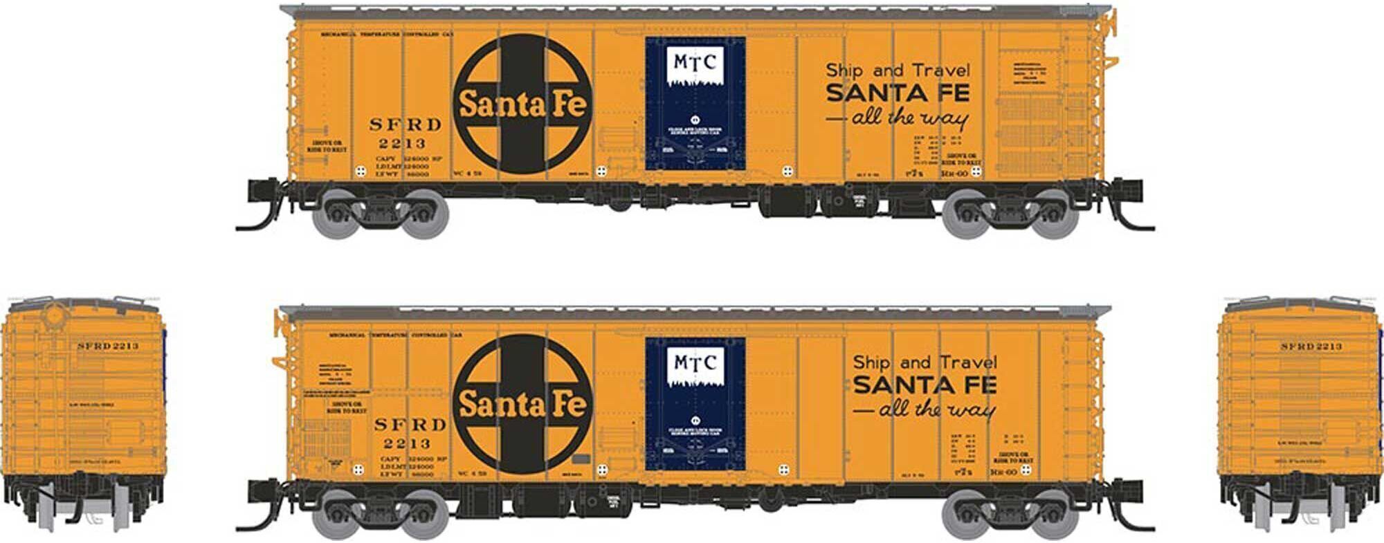 CVR Picture for RR60 Mech Reefer SantaFe/AllTheWay