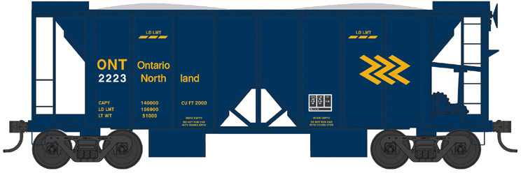 CVR Picture for 70ton 2bay Ballast car ONR #2286