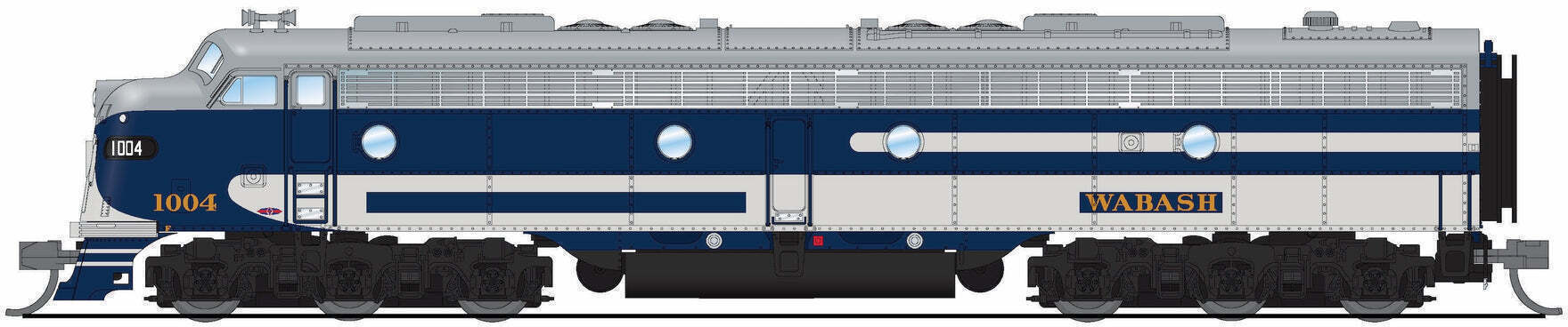 CVR Picture for EMD E8A Wabash #1004 w/P4