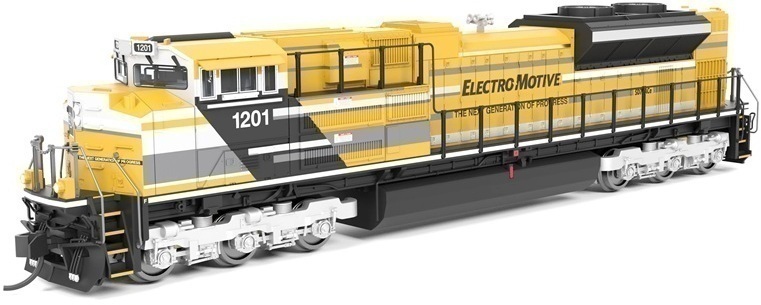 CVR Picture for SD70ACe EMD Demo/ProgRail #1201w/DS