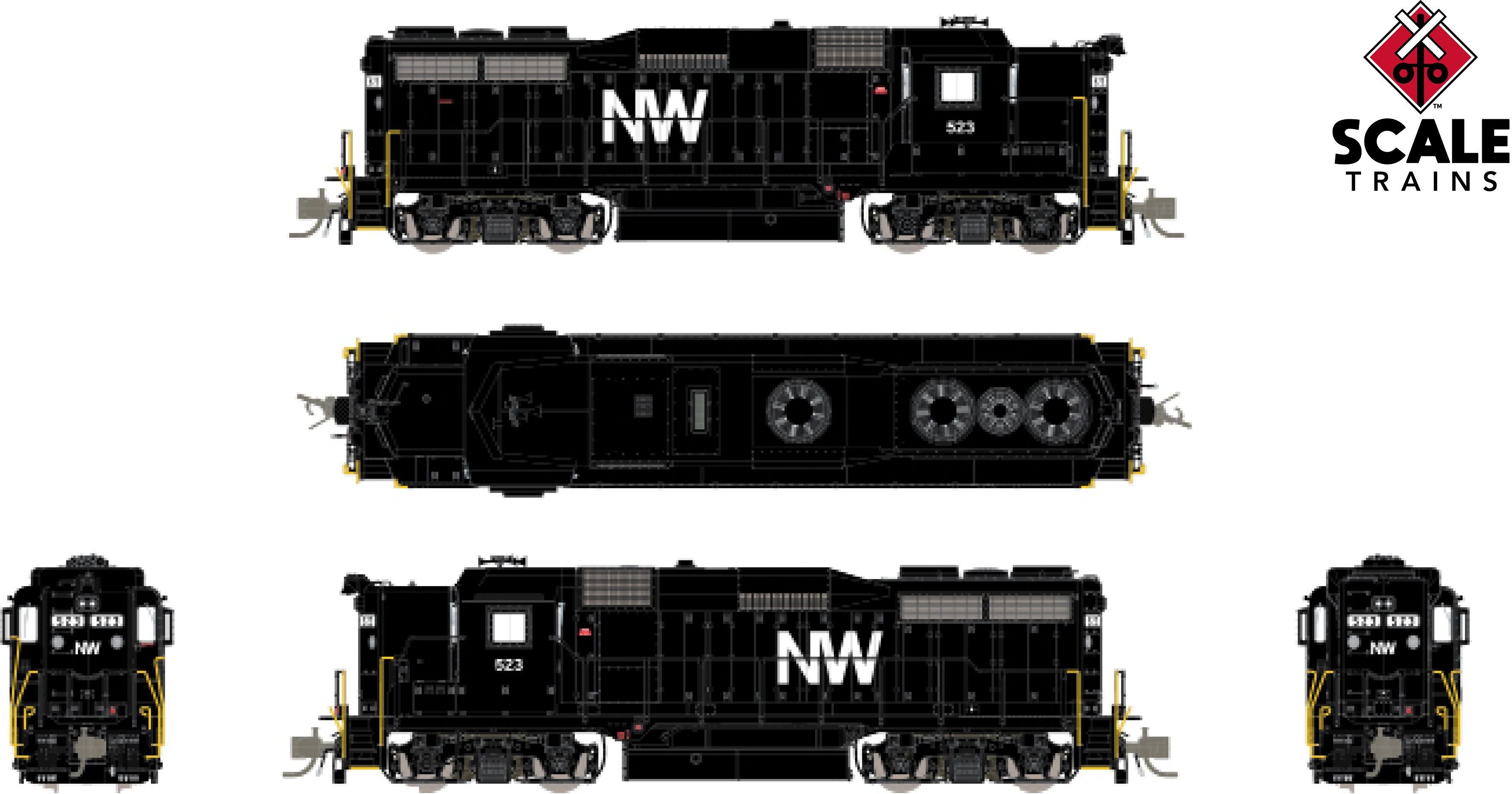 CVR Picture for RC GP30 N&W #532 w/DS