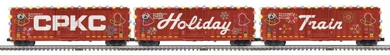 CVR Picture for 3R CPKC Holiday Train Boxcar 3pk