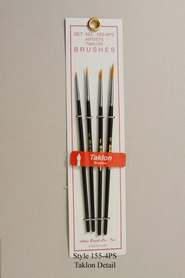 CVR Picture for Brush Taklon Golden Fine Detail 4pk