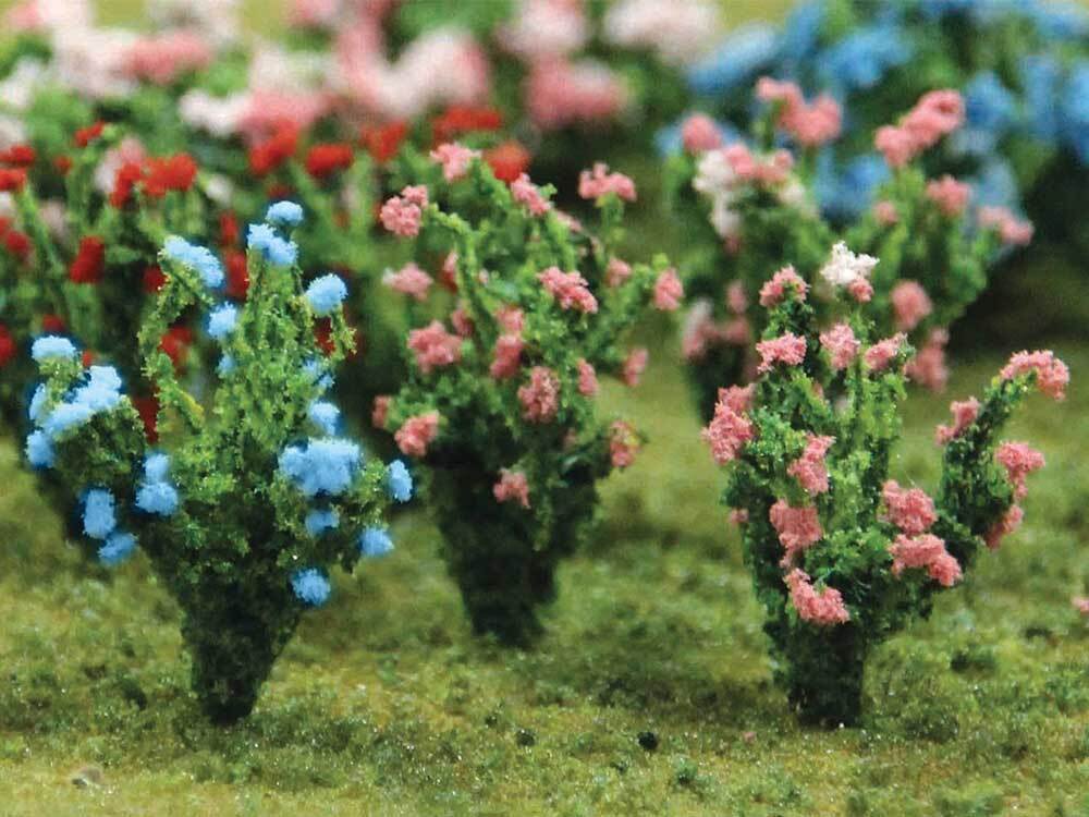 CVR Picture for Flowering Bushes Blue, Pink 1in /8