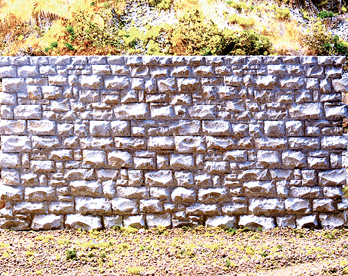 CVR Picture for Retaining wall-large random stone