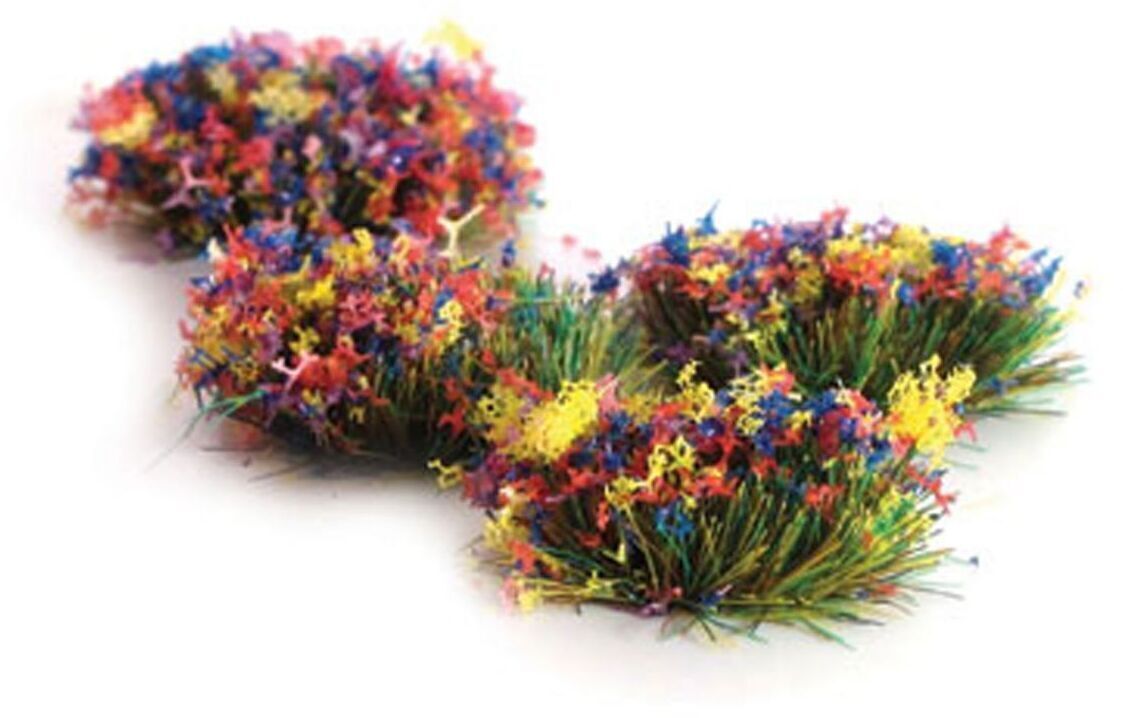 CVR Picture for Self-Adhv 4mm Flower GrassTufts/100