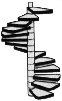 CVR Picture for STAS-24 G Spiral stairway