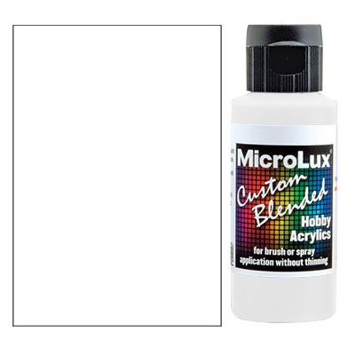 CVR Picture for MicroLux Acrylic paint RWhite2oz