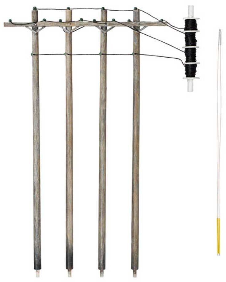 CVR Picture for HO Wired Poles Single Crossbar /4